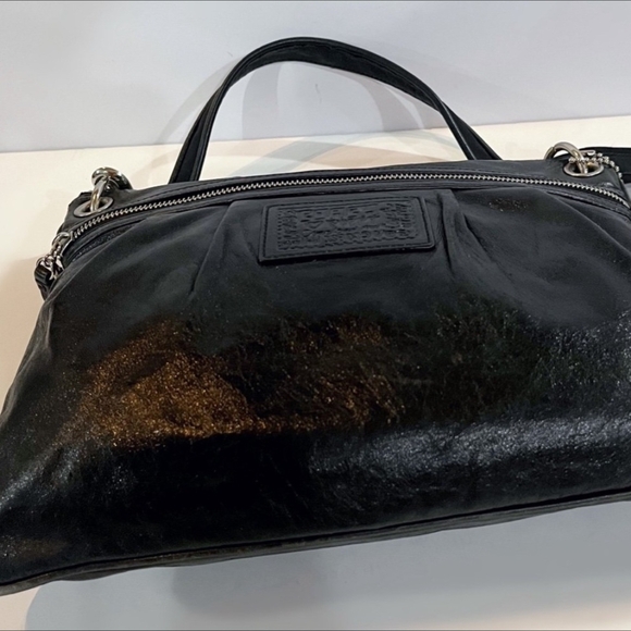 COACH Poppy Black Leather Purse 17048 - Picture 4 of 6